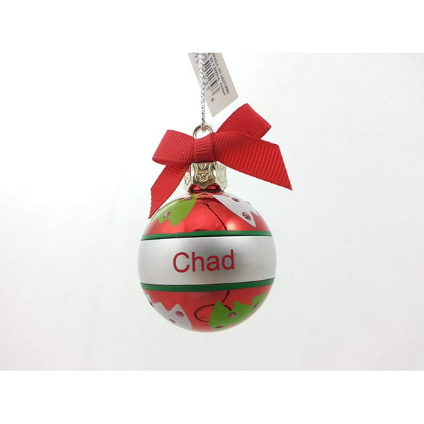 Ganz Personalized Mini Jingle Bell Snowman Christmas Ornament; CHARLES 